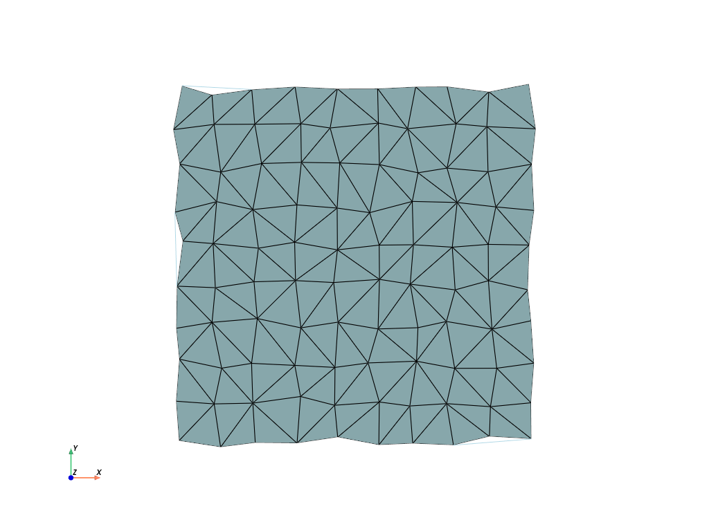 create tri surface